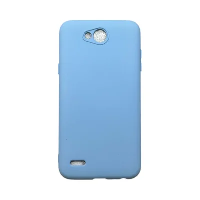 Capa Lg K10 Power Silicone Aveludada Colorida Capinha Anti Impacto K10 Power:azul Bebê