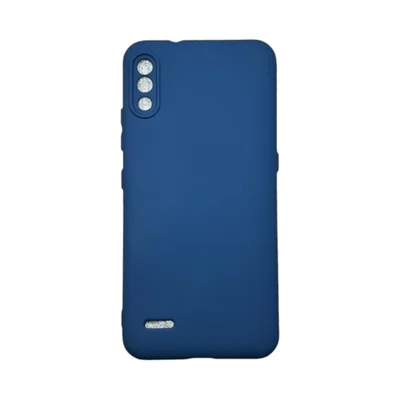 Capa Lg K22 / K22 Plus Silicone Aveludada Colorida Capinha Anti Impacto K22 / K22 Plus:azul Escuro