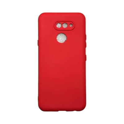 Capa Lg K40s Protege Ao Redor Da Câmera Silicone Aveludada Colorida Case Capinha Anti Impacto Lg K40s:vermelho