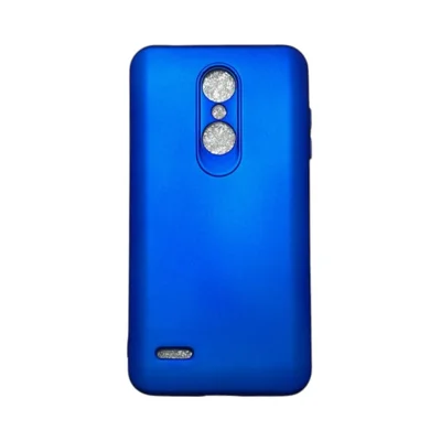 Capa Lg K11 / K11 Plus / K10 2018 Silicone Aveludada Colorida Capinha Anti Impacto Lg K11 / K10 2018:azul Metálico