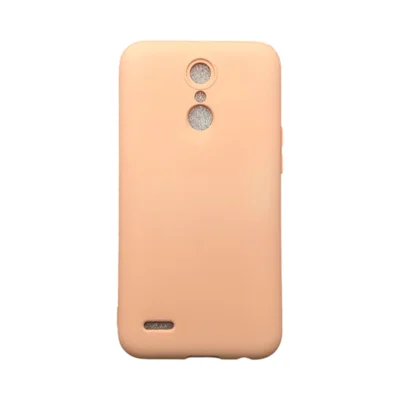 Capa Lg K10 2017 Silicone Aveludada Colorida Capinha Anti Impacto Lg K10 2017:nude