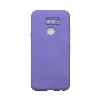 Capa Lg K40s Protege Ao Redor Da Câmera Silicone Aveludada Colorida Case Capinha Anti Impacto Lg K40s:roxo