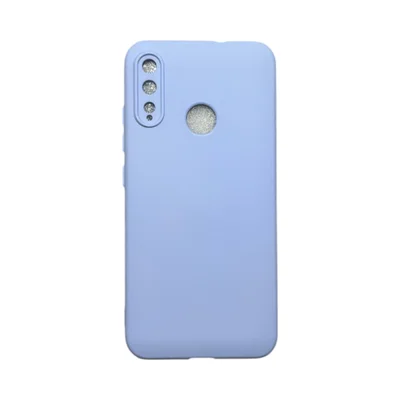 Capa Moto E6 Plus Silicone Aveludada Colorida Capinha Anti Impacto Moto E6 Plus:lilas