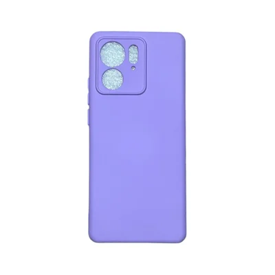 Capa Moto Edge 40 (normal) Silicone Aveludada Protege Câmera Colorida Capinha Anti Impacto Moto Edge 40:lilás