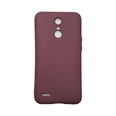 Capa Lg K10 2017 Silicone Aveludada Colorida Capinha Anti Impacto Lg K10 2017:vinho