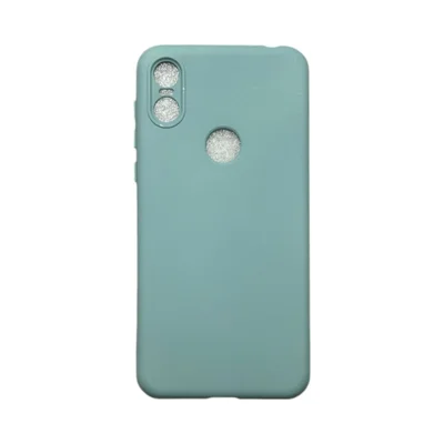 Capa Moto One Silicone Aveludada Protege Câmera Colorida Capinha Anti Impacto Moto One:cinza Claro