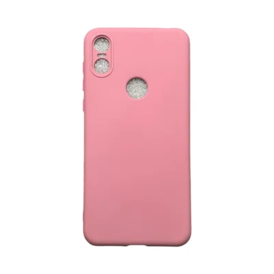 Capa Moto One Silicone Aveludada Protege Câmera Colorida Capinha Anti Impacto Moto One:rosa 03
