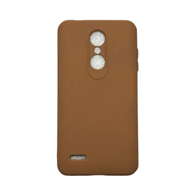 Capa Lg K11 / K11 Plus / K10 2018 Silicone Aveludada Colorida Capinha Anti Impacto Lg K11 / K10 2018:marrom