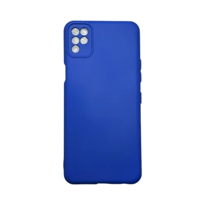 Capa Lg K52 Silicone Aveludada Protege Câmera Colorida Capinha Anti Impacto Lg K52:azul Bic