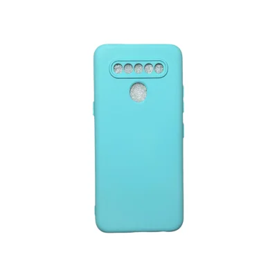 Capa Lg K41s / K51s Protege Ao Redor Da Câmera Silicone Aveludada Colorida Case Capinha Anti Impacto Lg K51s \ K41s:turq