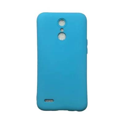 Capa Lg K10 2017 Silicone Aveludada Colorida Capinha Anti Impacto Lg K10 2017:azul Céu