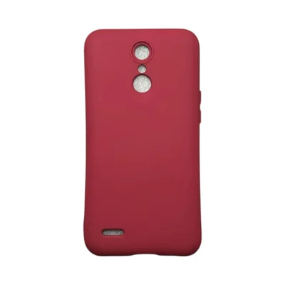 Capa Lg K10 2017 Silicone Aveludada Colorida Capinha Anti Impacto Lg K10 2017:bordo