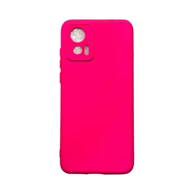 Capa Moto Edge 30 Neo Silicone Aveludada Protege Câmera Colorida Capinha Anti Impacto Moto Edge 30 Neo:rosa Shock