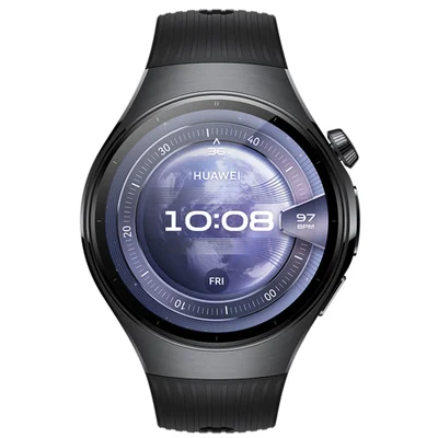 Smartwatch Huawei Watch 5 Preto Com 46mm, Multiira Em Fluoroelastômero, Bluetooth E 32gb - Bivolt - Encomenda