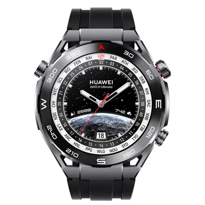 Smartwatch Huawei Watch Ultimate Preto, Esportes Em Nível Profissional E Mapas De Contorno Offline Com Relevo Visível - Bivolt