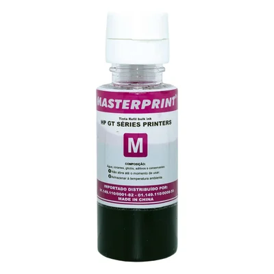 Tinta Magenta Corante Compatível Para Hp Série Gt5822 Gt5810 Gt5820 Gt-5822 70ml