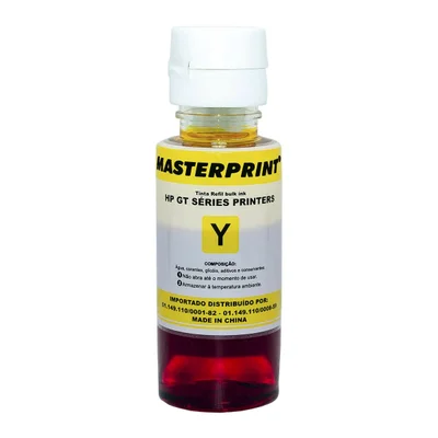 Tinta Yellow Corante Compatível Para Hp Série Gt5822 Gt5810 Gt5820 Gt-5822 70ml
