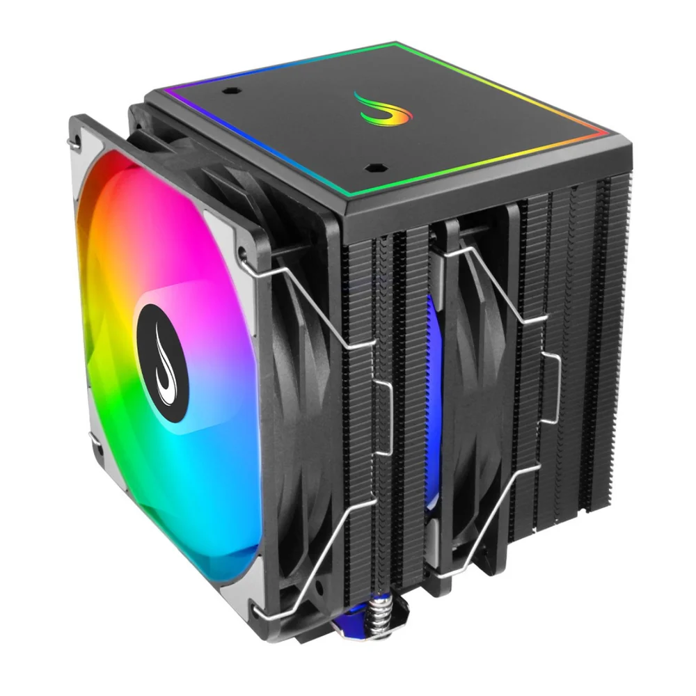 Air Cooler Gamer Rise Mode Storm 8 Black ARGB - Rm-acst-aRGB-b. 8