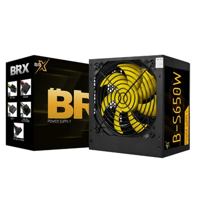 Fonte Atx Gamer 650w Reais Cooler 120mm Brx PCi Express