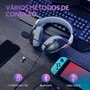 Headset Gamer Havit Gamenote Fuxi H4 Bt 2.4hz Type-c Preto/cinza