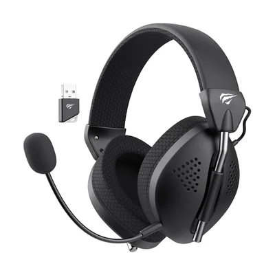 Headset Gamer Havit Gamenote Fuxi H4 Bt 2.4hz Type-c Preto