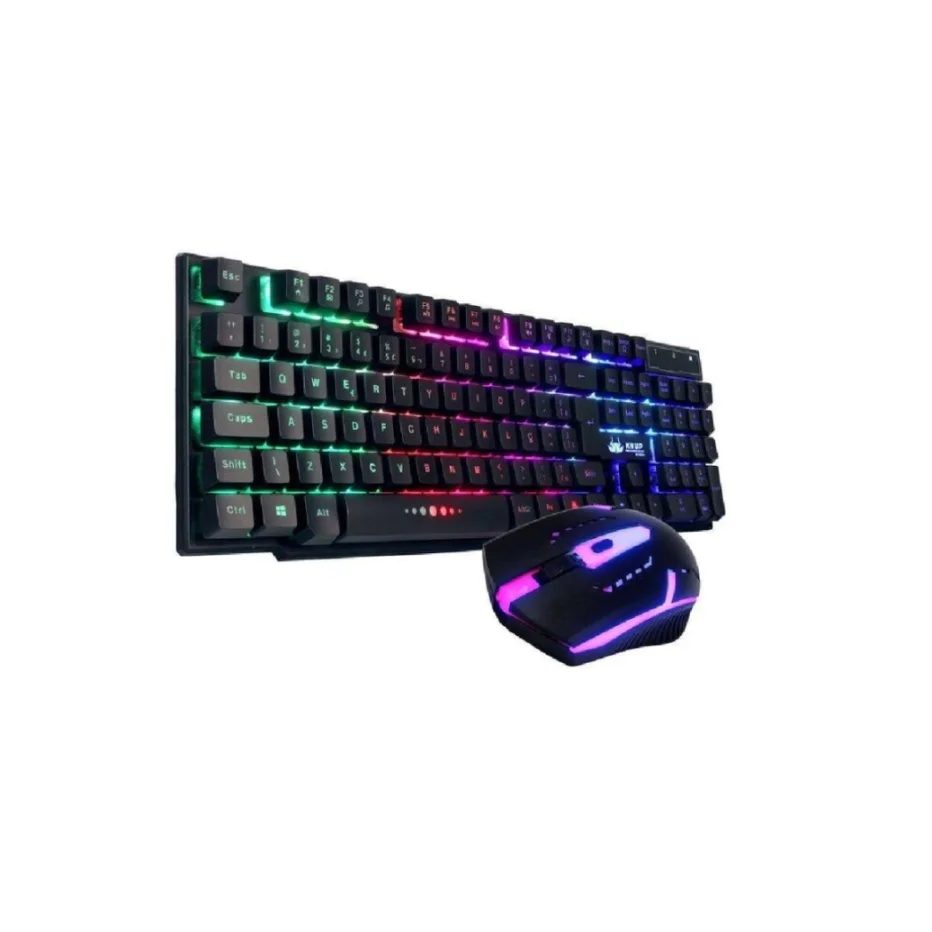 Imagem 3 de 3 do produto Kit Gamer LED Teclado Com Mouse Dpi 1200 Tpc-096kp Preto Hoopson