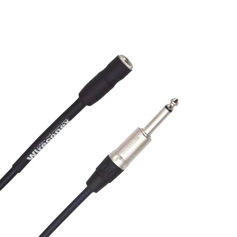 Imagem 3 de 3 do produto Cabo Extensão Fone De Ouvido Phc10 P10 1/4 X P2 3,5 Wireconex