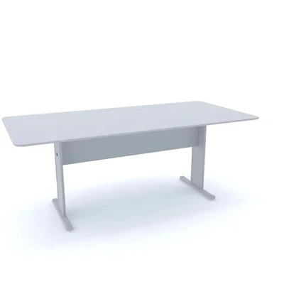 Mesa De Reunião Retangular Pandin Maxxi - Cinza