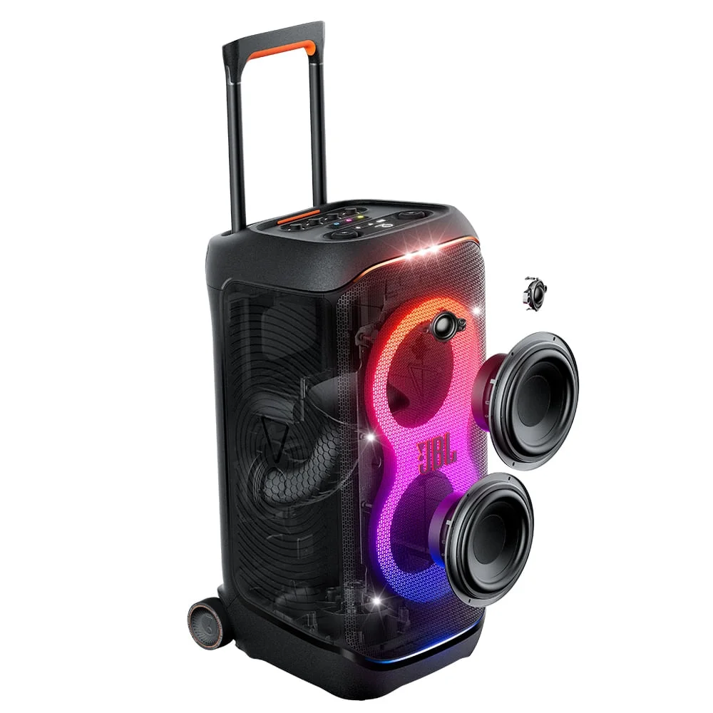 Imagem 3 de 5 do produto Caixa De Som Bluetooth Jbl Partybox Stage 320 Preta - Jblpbstage320br Bivolt