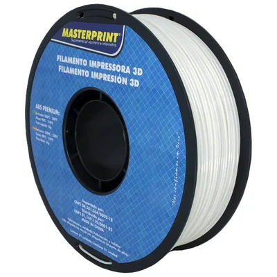 Filamento 3d - Abs Premium Branco Rolo 1kg (1.75mm)