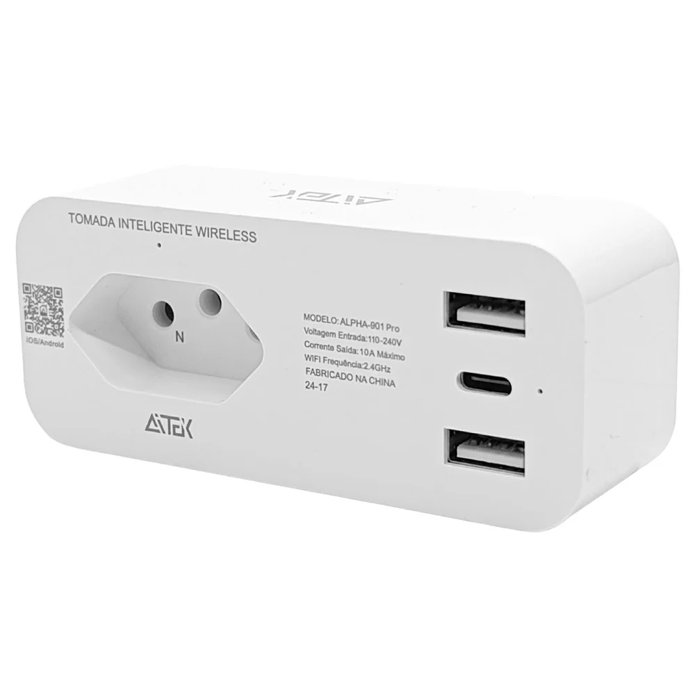 Tomada Inteligente Wireless Aitek ALPHA901 PRO