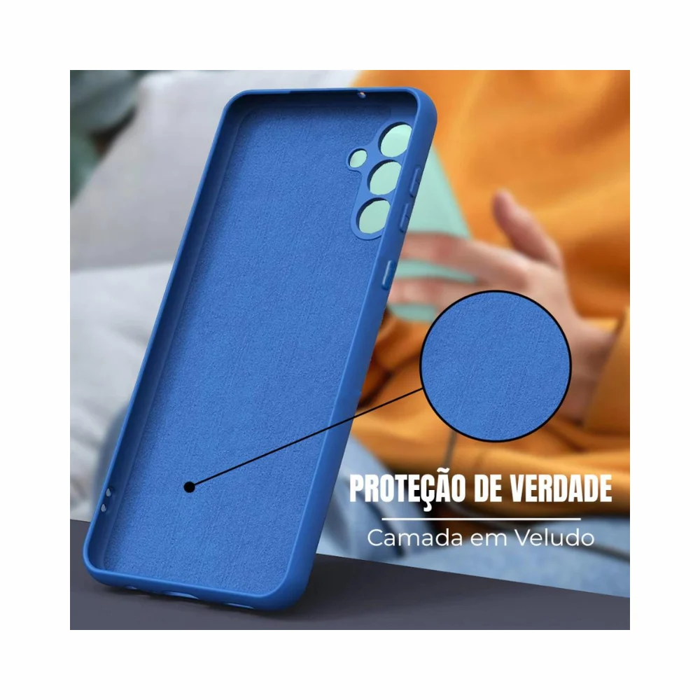 Imagem 5 de 5 do produto Capa Protetora Aveludada Para Xiaomi Com Proteção Completa