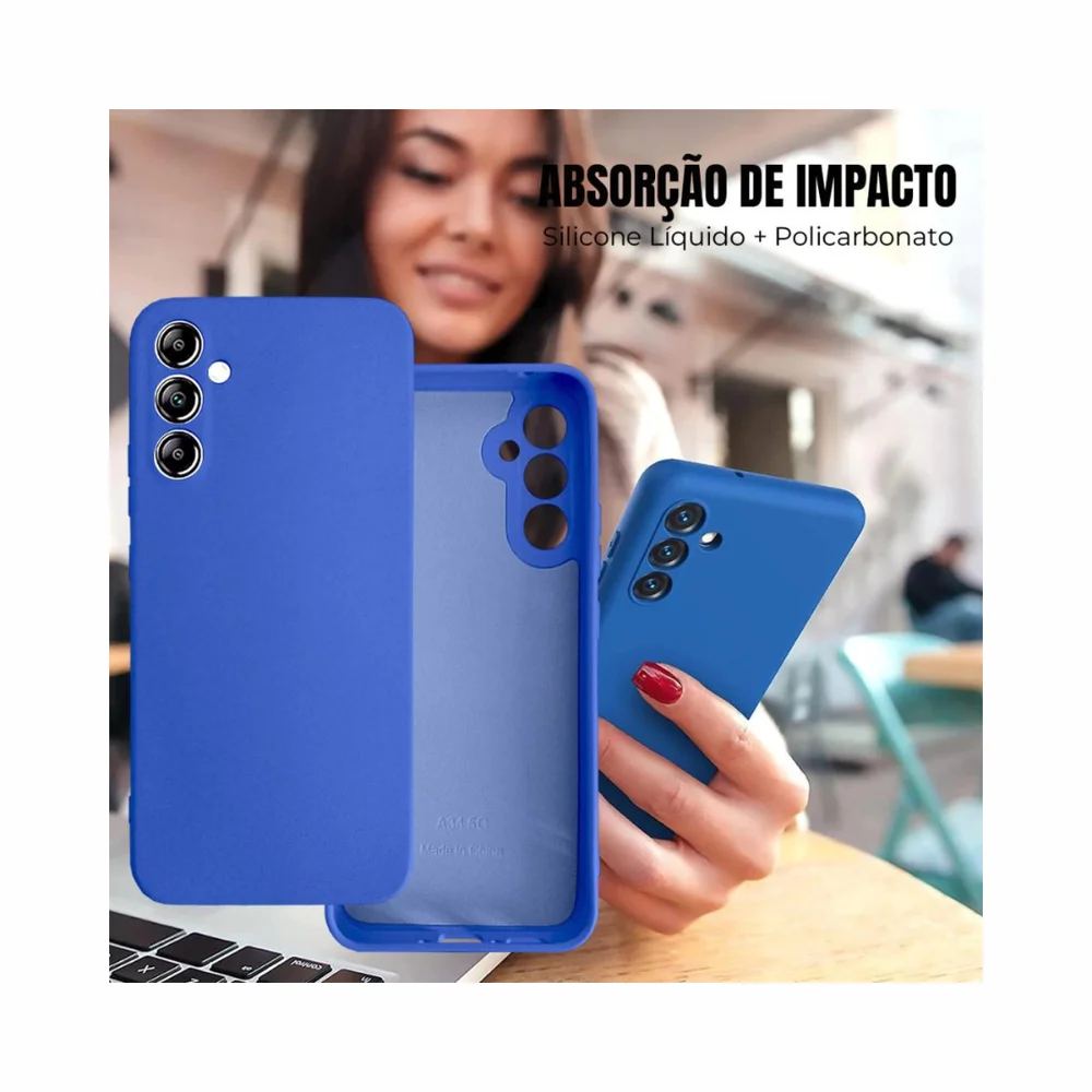Imagem 2 de 5 do produto Capa Protetora Aveludada Para Xiaomi Com Proteção Completa