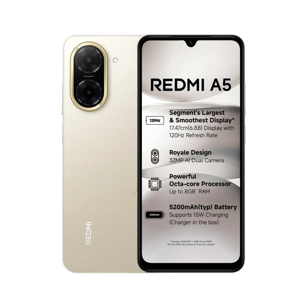 新品Xiaomi Redmi A5 32MP AIデュアルカメラ Produtos com até 15 OFF no PIX KaBuM