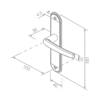 Fechadura-Concept-Externa-40mm
