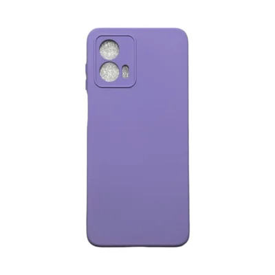 Capa Moto G53 Silicone Aveludada Protege Câmera Colorida Capinha Anti Impacto Moto G53:roxo (câmera Fechada)