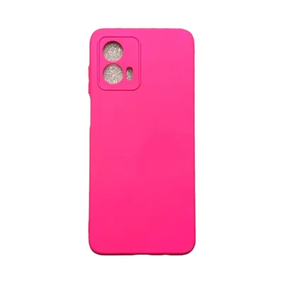 Capa Moto G53 Silicone Aveludada Protege Câmera Colorida Capinha Anti Impacto Moto G53:pink (câmera Fechada)
