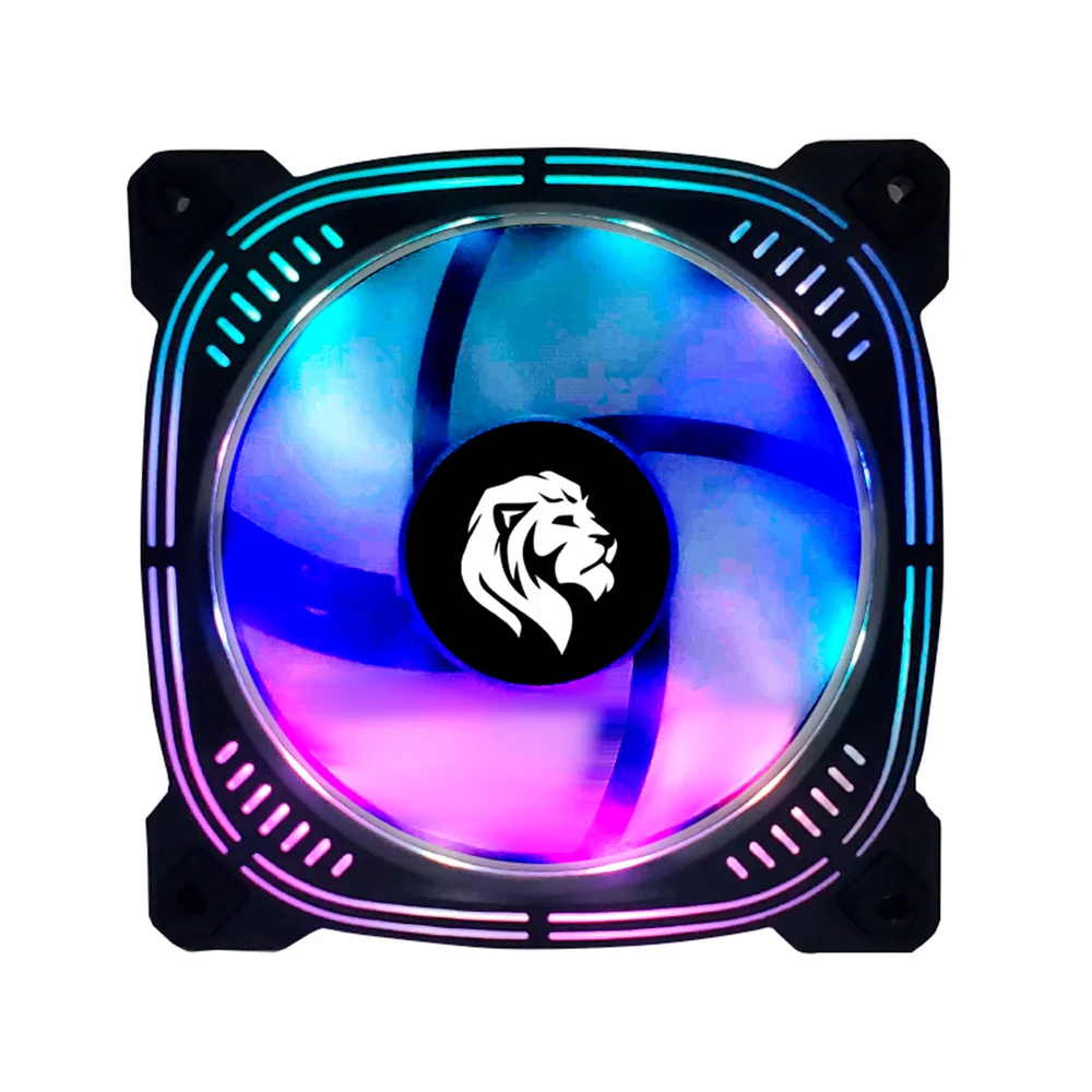 Cooler Fan RGB Hayom, 120mm, Silencioso, 4 Pinos Molex, Efeito Infinity, Preto - Fc1310 5