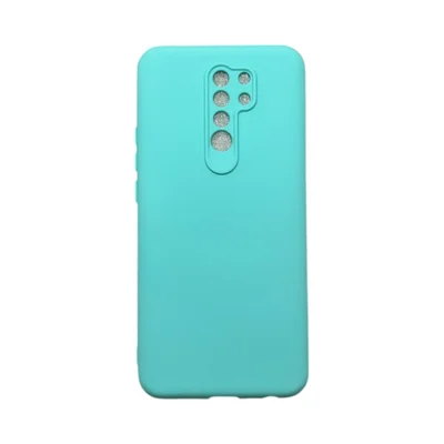 Capa Xiaomi Redmi 9 Silicone Aveludada Protege Câmera Colorida Capinha Anti Impacto Redmi 9:turquesa