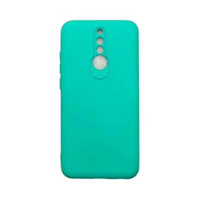 Capa Xiaomi Redmi 8 Silicone Aveludada Colorida Capinha Anti Impacto Redmi 8:verde Agua