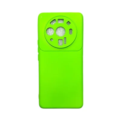 Capa Xiaomi Mi 12 Ultra Silicone Aveludada Protege Câmera Colorida Capinha Anti Impacto Mi 12 Ultra:verde Neon