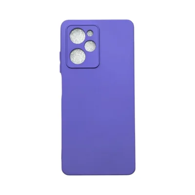 Capa Xiaomi Poco X5 Pro 5g Silicone Aveludada Protege Câmera Colorida Capinha Anti Impacto Poco X5 Pro 5g:roxo