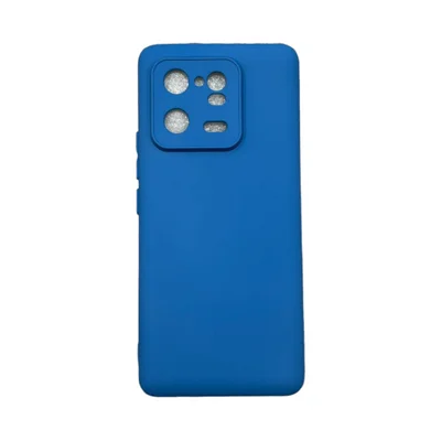 Capa Xiaomi Mi 13 Pró 5g Silicone Aveludada Protege Câmera Colorida Capinha Anti Impacto Mi 13 Pró:azul