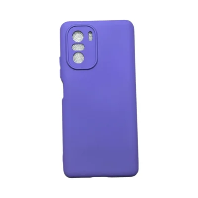 Capa Xiaomi Poco F3 / Mi 11i  Silicone Aveludada Protege Câmera Colorida Capinha Anti Impacto Poco F3 / Mi 11i:roxo