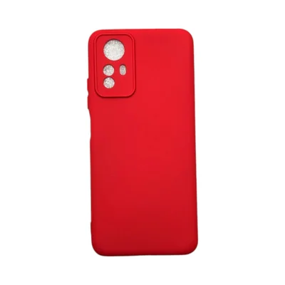 Capa Xiaomi Redmi Note 12s  Silicone Aveludada Protege Câmera Colorida Capinha Anti Impacto Redmi Note 12s:vermelho