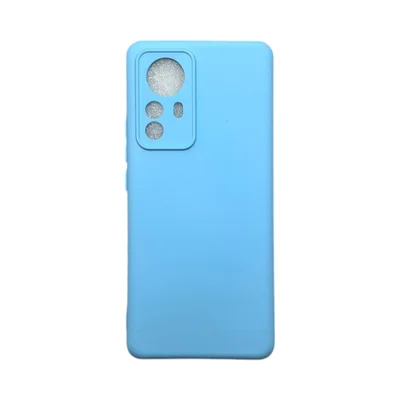 Capa Xiaomi Mi 12 Pro Silicone Aveludada Protege Câmera Colorida Capinha Anti Impacto Mi 12 Pro:azul Bebê