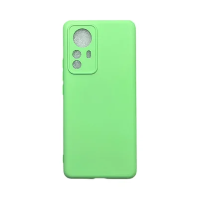 Capa Xiaomi Mi 12 Pro Silicone Aveludada Protege Câmera Colorida Capinha Anti Impacto Mi 12 Pro:verde Folha