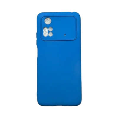 Capa Xiaomi Poco M4 Pro 4g Silicone Aveludada Protege Câmera Colorida Capinha Anti Impacto Poco M4 Pró 4g:azul