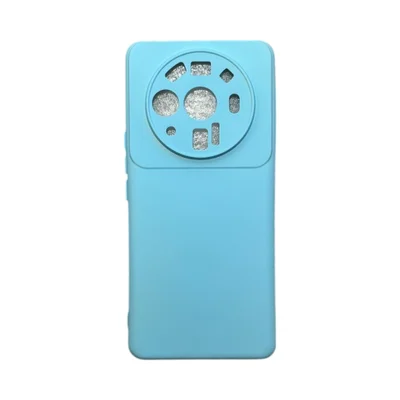 Capa Xiaomi Mi 12 Ultra Silicone Aveludada Protege Câmera Colorida Capinha Anti Impacto Mi 12 Ultra:azul Bebê