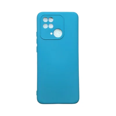Capa Xiaomi Redmi 10c / Poco C40 Silicone Aveludada Protege Câmera Colorida Capinha Anti Impacto Redmi 10c / Poco C40:az